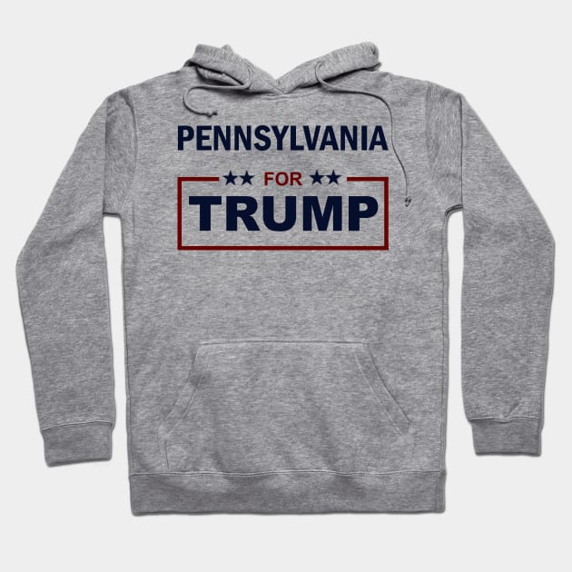 Pennsylvania for Trump Hoodie by ESDesign